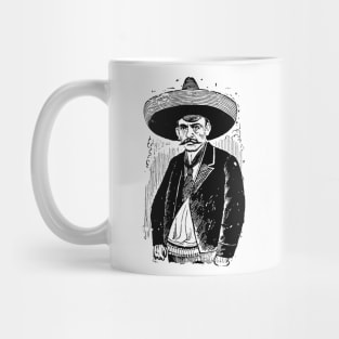 Emiliano Zapata Salazar Drawing Mug